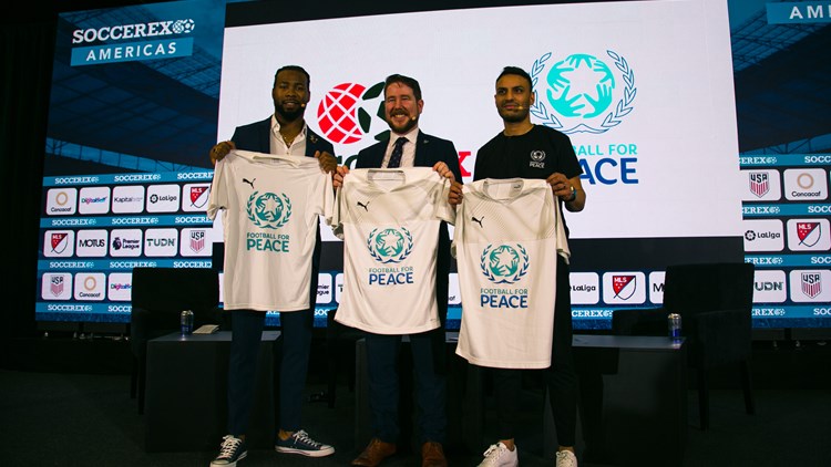 FOOTBALL FOR PEACE X SOCCEREX GLOBAL PARTNERSHIP ANNOUNCEMENT