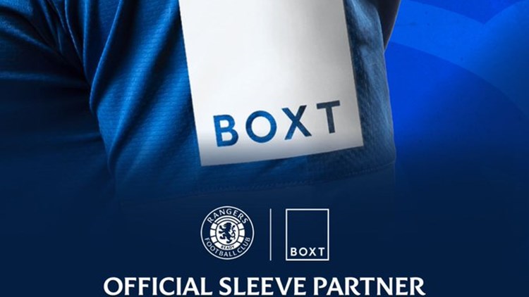 RANGERS CONFIRM BOXT AS OFFICIAL SLEEVE PARTNER